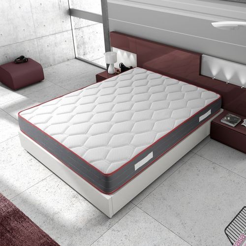 Matelas Mousse 90x200 cm BERLIN, Accueil mémoire de forme, 18cm d’épaisseur