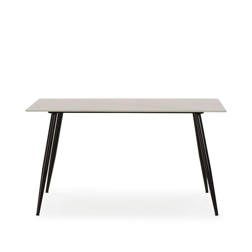Ensemble table + 4 chaises MINKA bleu et gris