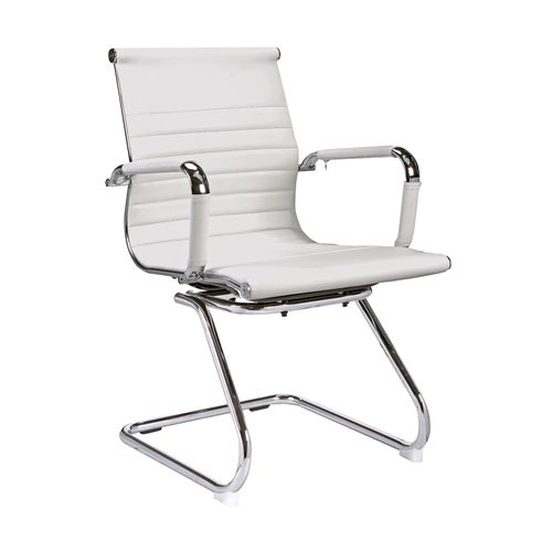 Fauteuil De Bureau En Simili, Couleur Blanc, Executive