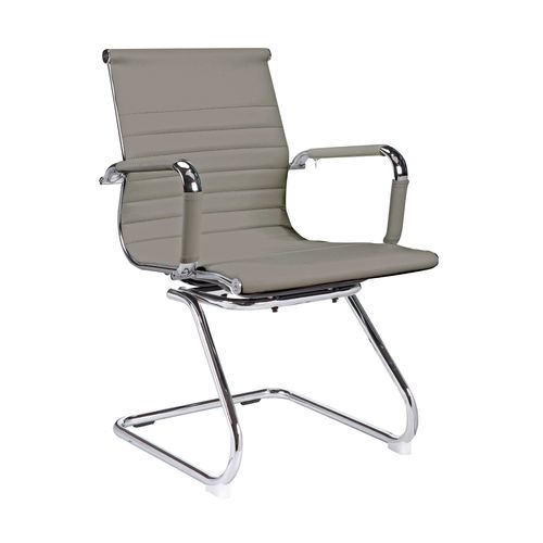 Fauteuil De Bureau En Simili, Couleur Gris, Executive