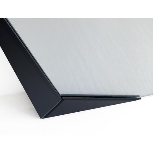 Miroir Mural Asymétrique, 120x67, Avec Des Formes Géométriques Dans Le Cadre
