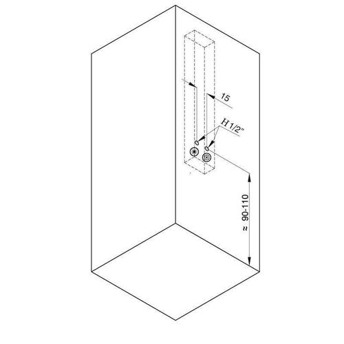 Colonne De Douche Chromé