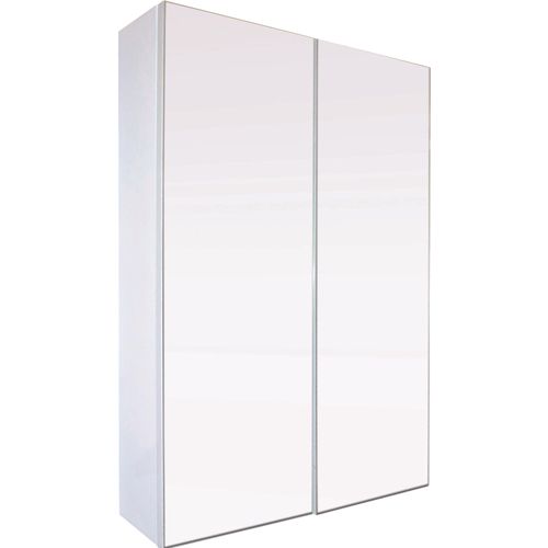 Miroir Salle De Bain Armoirette Simple - 60x65cm - Blanc
