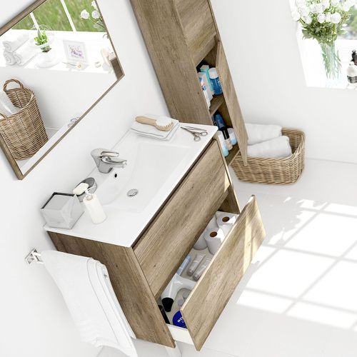 Colonne Suspendue 2 Portes H150 Cm