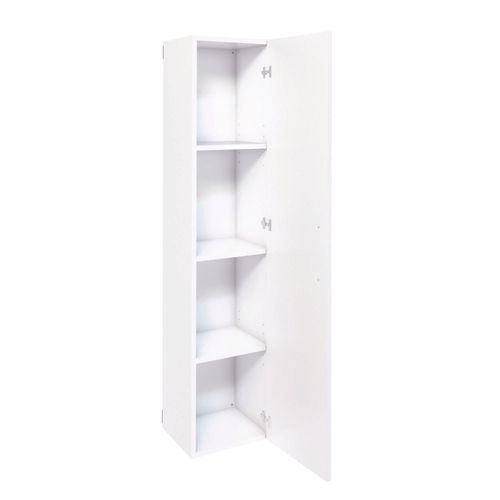 Colonne De Rangement à Suspendre Pallas - 30cm - Blanc - Mélaminé - Livré En Kit