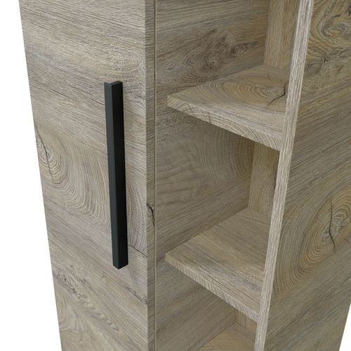 Colonne Salle De Bain Angele Imitation Chêne Gris