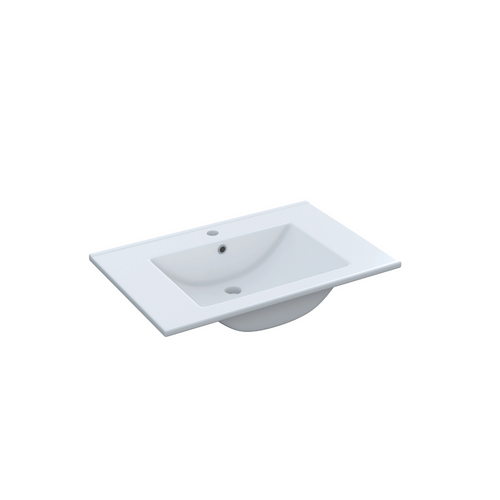 Lave-Mains Hale Avec Miroir - 40cm - Bois - Mélaminé