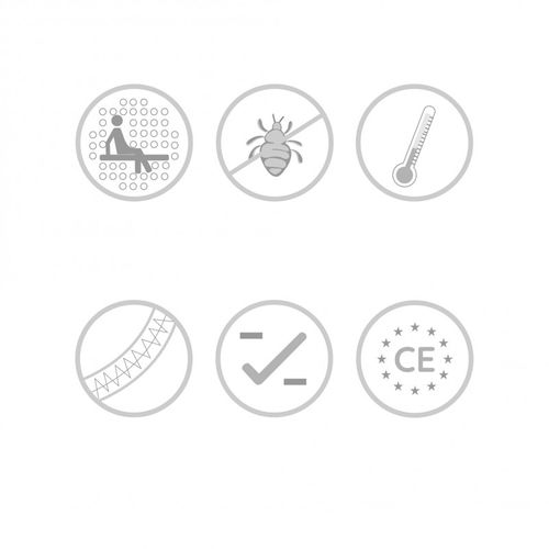 Oreiller En Fibre Toucher Plume 67 Cm