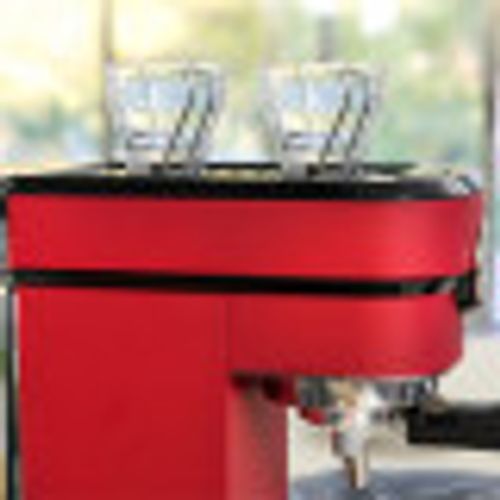 Machine À Expresso Cafelizzia 790 Pro Shiny Pour Expressos Et Capuccinos (rouge, Avec Manomètre)