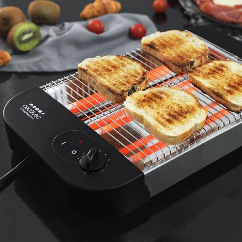 Grille-pain Plat Horizontal Turbo Easytoast Basic. 3 Résistances En Quartz, 6 Niveaux De Pui