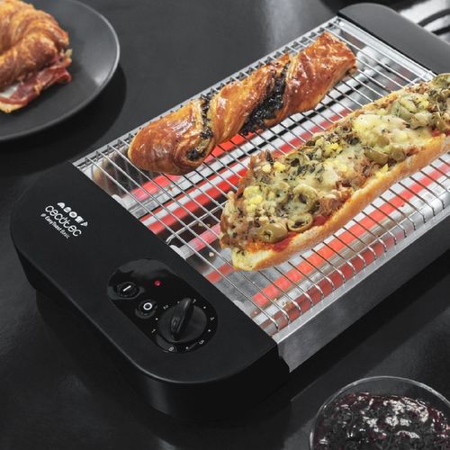 Grille-pain Plat Horizontal Turbo Easytoast Basic. 3 Résistances En Quartz, 6 Niveaux De Pui