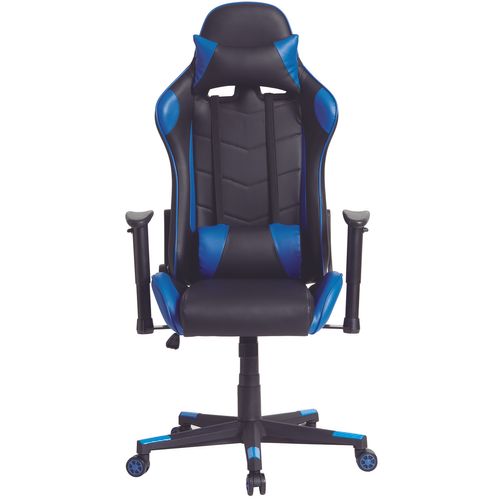 Fauteuil De Bureau Fauteuil Gaming Bleu
