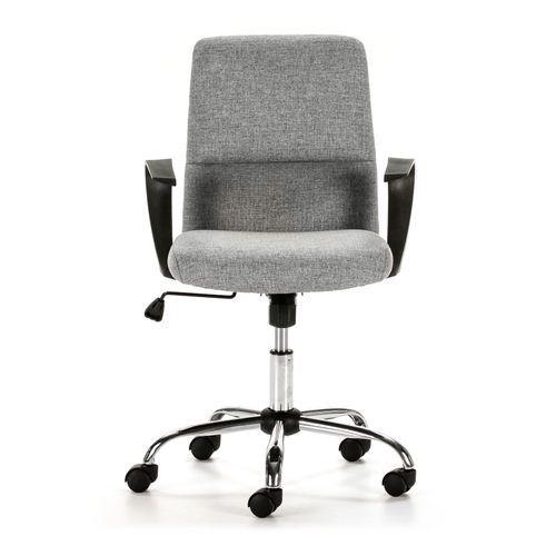 Fauteuil De Bureau Relevable Et Reclinable Teo ,couleur Gris Clair