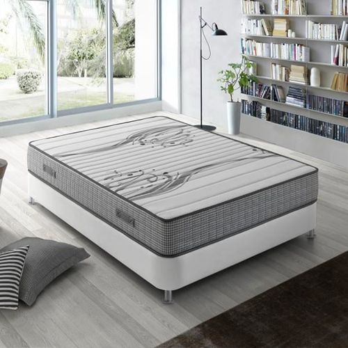 Matelas Mousse 160x200 cm BOSTON Accueil Mémoire De Forme 22 cm d'épaisseur