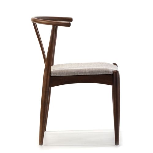 Pack 2 Chaises Rustic, Couleur Noyer, Bois Massif