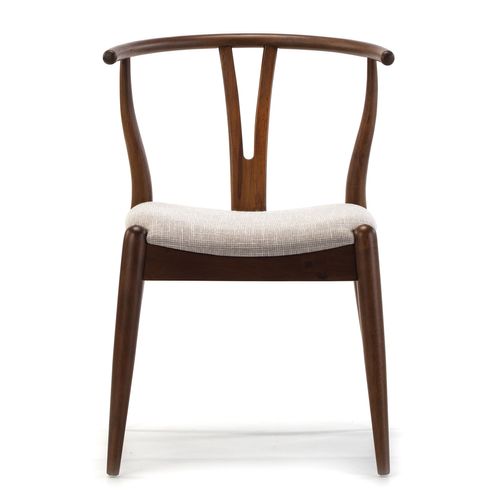 Pack 2 Chaises Rustic, Couleur Noyer, Bois Massif