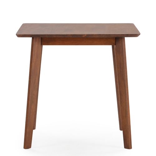 Table à Manger Pomago 80x80 Cm Couleur Noyer