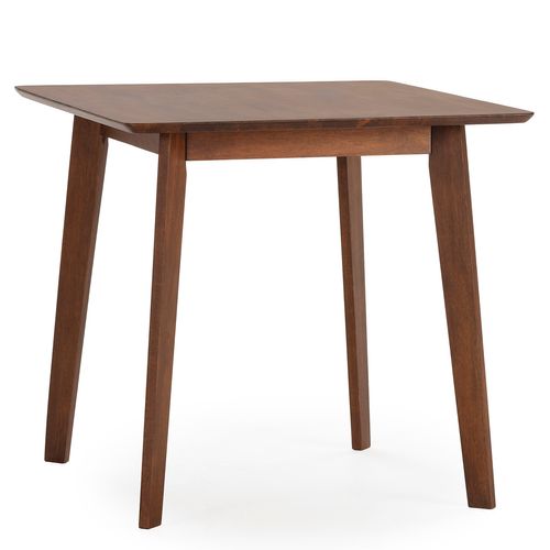 Table à Manger Pomago 80x80 Cm Couleur Noyer