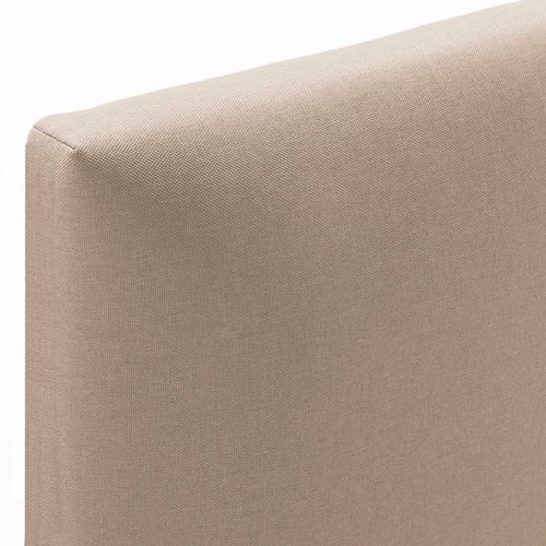 Cadre De Lit Rembourré Lauren 30 Cm, 90 X 190 Cm, Beige