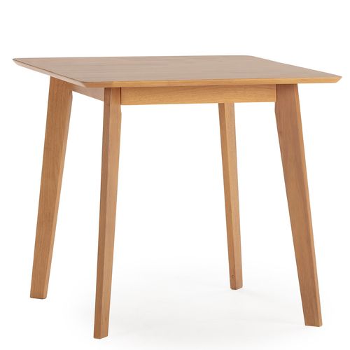 Ensemble Table 80x80 Cm Et 4 Chaises De Salle à Manger Corzo Chêne