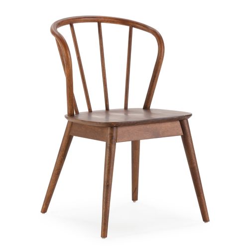 Ensemble Table 80x80 Cm Et 4 Chaises De Salle à Manger Brisa Noyer