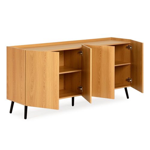 Buffet Siren 4 Portes Couleur Chêne
