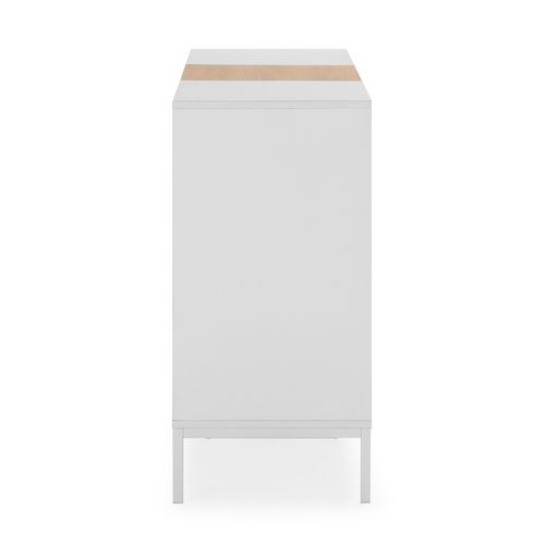 Buffet Nieve 2 Portes 2 Tiroirs Couleur Blanc