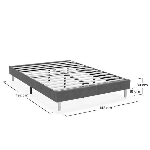 Sommier déco Bari 140x190 Cm Vert