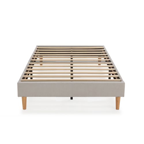 Sommier déco Bari 90x190 Cm Gris