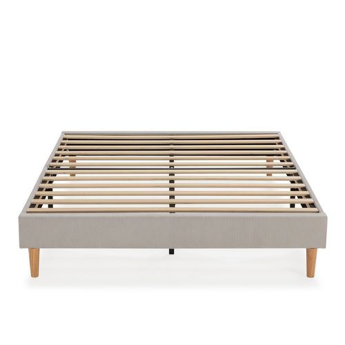 Sommier déco Bari 160x200 Cm Gris