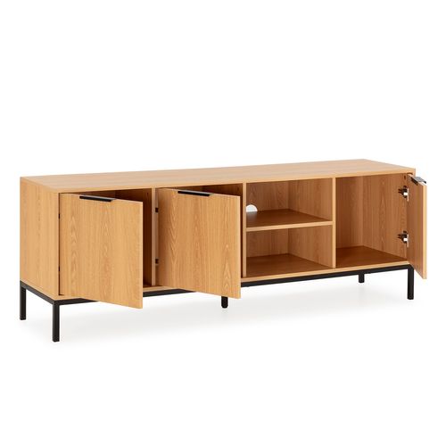 Meuble TV Auri 3 Portes Couleur Chêne