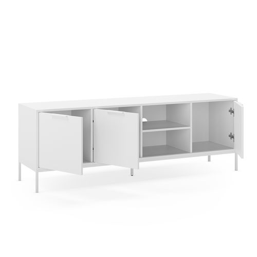 Meuble TV Auri 3 Portes Couleur Blanc