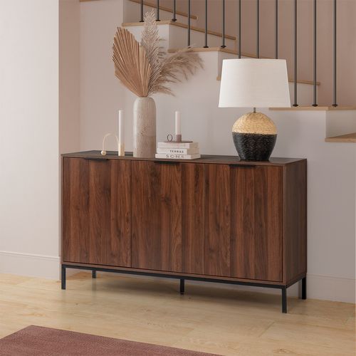 Buffet Auri 3 Portes Couleur Noyer