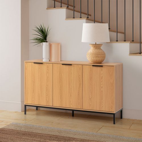 Buffet Auri 3 Portes Couleur Chêne