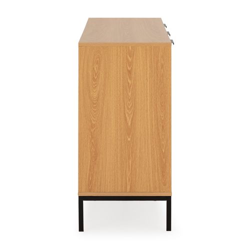Buffet Auri 3 Portes Couleur Chêne