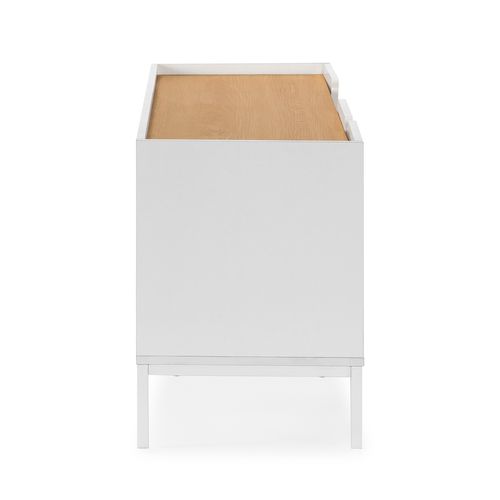 Meuble TV Curva 3 Portes Couleur Blanc