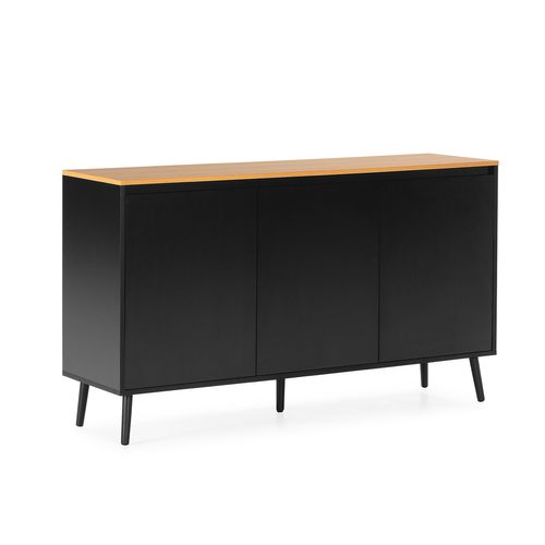 Buffet Desi 3 Portes Couleur Noir