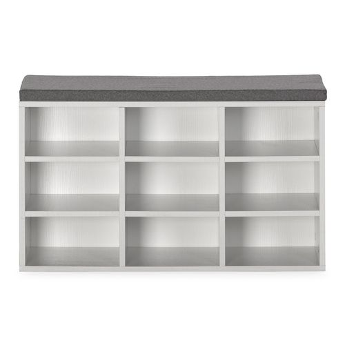 Banc à Chaussures Samuel Couleur Blanc 9 Trous