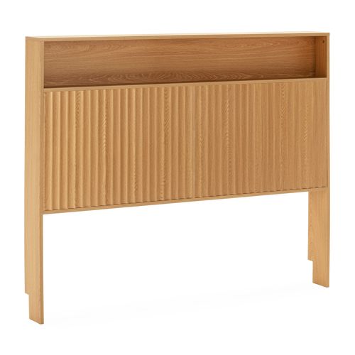 Tête De Lit Lluvia 145 Cm Avec Ragnament Couleur Chêne