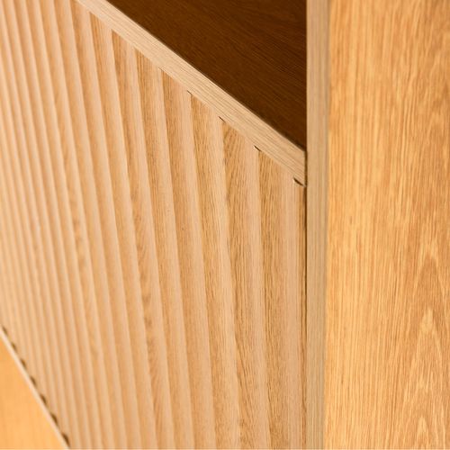 Tête De Lit Lluvia 145 Cm Avec Ragnament Couleur Chêne