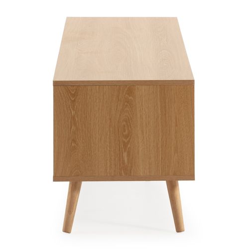 Meuble TV Telmo 4 Portes Couleur Chêne 160 Cm