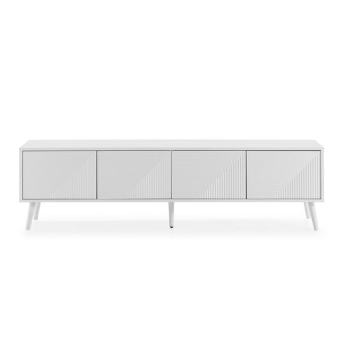 Meuble TV Telmo 4 Portes Couleur Blanc 160 Cm