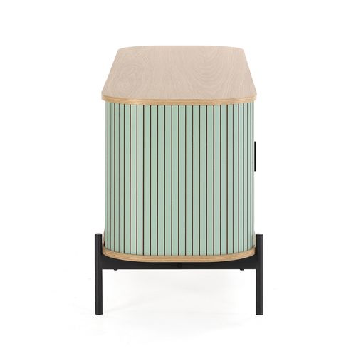 Meuble TV Mónaco 2 Portes Couleur Bleu