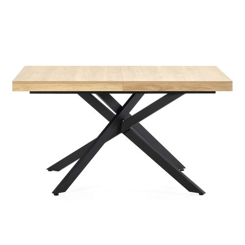 Table De Salle à Manger Extensible Palermo Couleur Chêne, 140-180 Cm