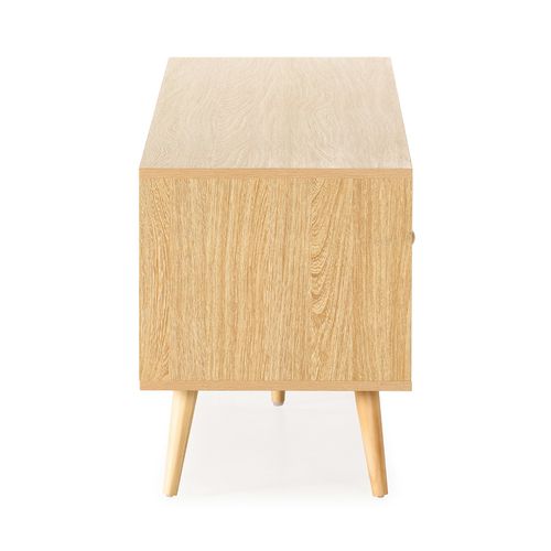 Meuble TV Luna 2 Portes Couleur Chêne