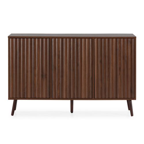 Buffet Lluvia 3 Portes Effet Noyer