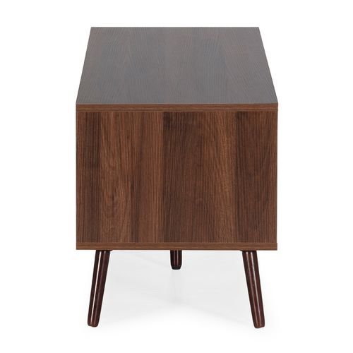 Meuble TV Lluvia 3 Portes Effet Noyer