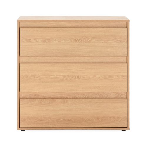 Commode Tori 3 Tiroirs Effet Chêne