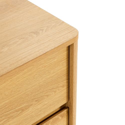 Commode Nassau 3 Tiroirs Effet Chêne