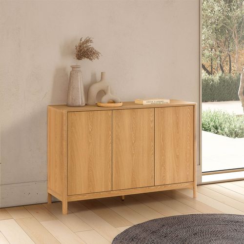 Buffet Nassau 3 Portes Effet Chêne